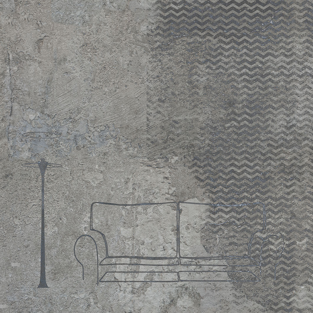 Tapet sofa, anthracite, tecnografica 